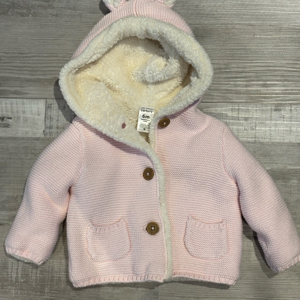 Carter's Pink and Cream‎ Baby Cardigan